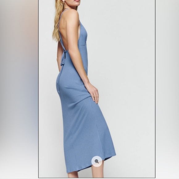 Reformation Brant Dress in Viola - Picture 5 of 5